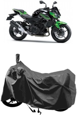 SUGASHRI Waterproof Two Wheeler Cover for Kawasaki(Z400 BS6, Grey)