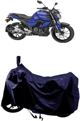 SUGASHRI Waterproof Two Wheeler Cover for Yamaha(FZ-FI, Blue)