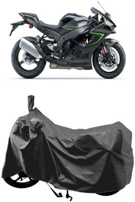 SUGASHRI Waterproof Two Wheeler Cover for Kawasaki(Ninja ZX 10R BS6, Grey)