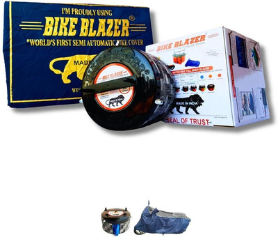 BIKE BLAZER Waterproof Two Wheeler Cover for TVS(Radeon, Blue)