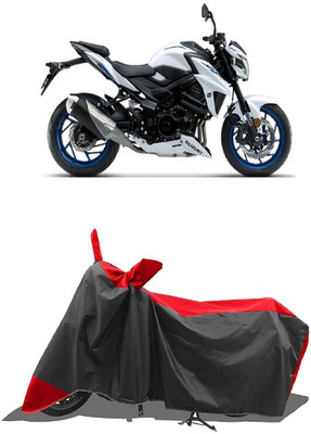 SUGASHRI Waterproof Two Wheeler Cover for Suzuki(GSX, Red, Black)