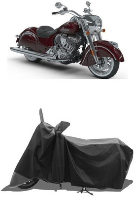 SUGASHRI Waterproof Two Wheeler Cover for Indian(Chief Classic, Grey, Black)