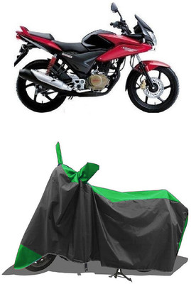 SUGASHRI Waterproof Two Wheeler Cover for Honda(CBF, Green, Black)