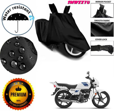 smwzxyu Waterproof Two Wheeler Cover for Hero(Black)