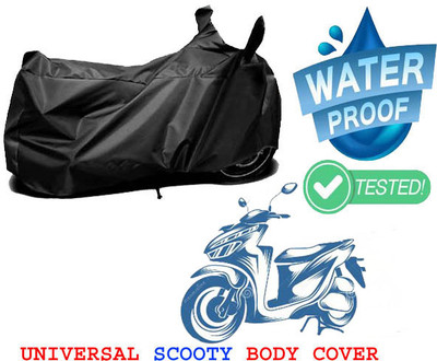 Mobidezire Waterproof Two Wheeler Cover for Hero Electric(Electric NYX e5, Black)