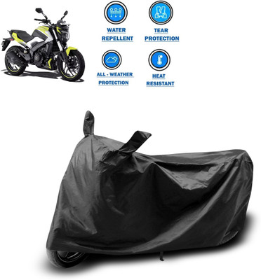 PAGORA Two Wheeler Cover for Bajaj(Dominar 250, Black)