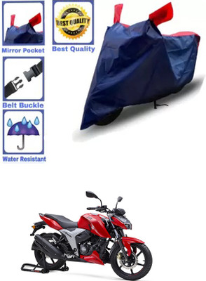 RONISH Waterproof Two Wheeler Cover for TVS(Apache RTR 160 4V, Blue, Red)