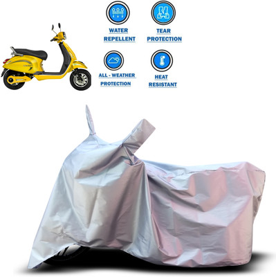 CODOKI Two Wheeler Cover for Universal For Bike(Silver)