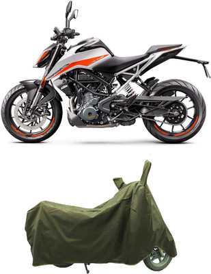 Coxtor Waterproof Two Wheeler Cover for KTM(Duke 390, Gold)