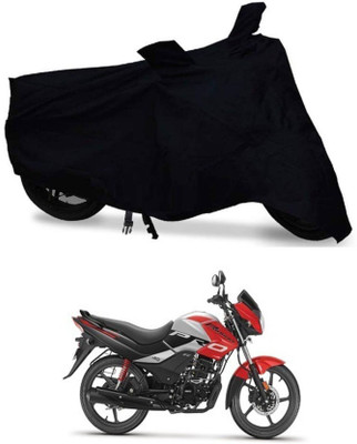 AASHTIK MART Two Wheeler Cover for Hero(Passion Pro i3S, Black)