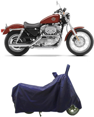 Coxtor Waterproof Two Wheeler Cover for Harley Davidson(XL 883, Blue)