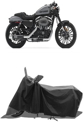 SUGASHRI Waterproof Two Wheeler Cover for Harley Davidson(Roadster, Grey, Black)