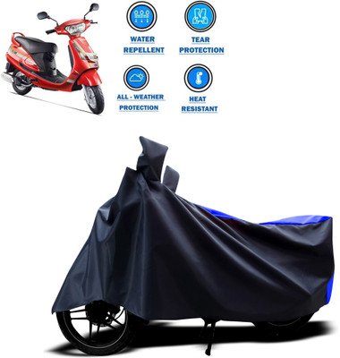 PAGORA Two Wheeler Cover for Mahindra(Duro 125, Blue)