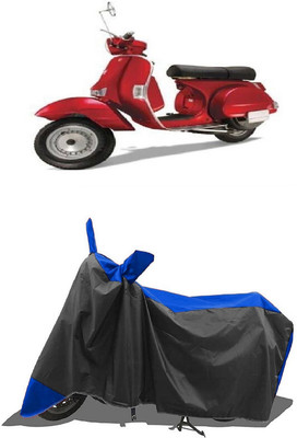 SUGASHRI Waterproof Two Wheeler Cover for LML(Star Euro 200, Blue, Black)