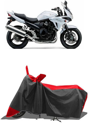 SUGASHRI Waterproof Two Wheeler Cover for Suzuki(Bandit, Red, Black)