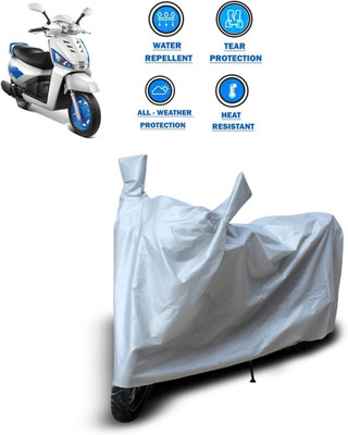 CODOKI Two Wheeler Cover for Mahindra(Gusto 125, Silver)