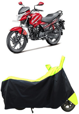 Coxtor Waterproof Two Wheeler Cover for Hero(Glamour i3s, Yellow)