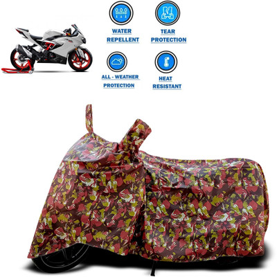 PAGORA Two Wheeler Cover for TVS(Apache RR 310, Red)