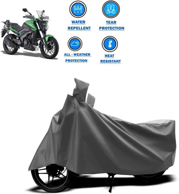 CODOKI Two Wheeler Cover for Bajaj(Dominar 400, Grey)