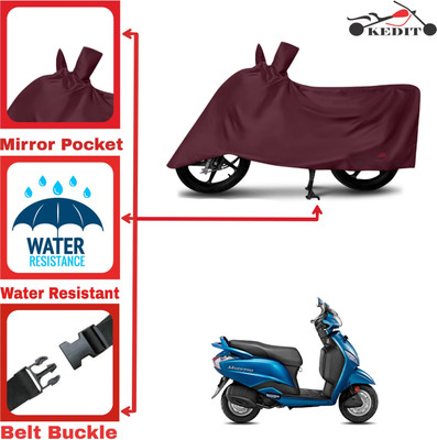 SK AUTO Two Wheeler Cover for Hero(Maestro, Maroon)