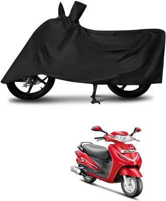 SK AUTO Two Wheeler Cover for Hero(Duet VX 110CC, Black)