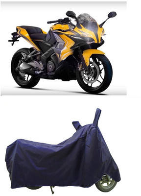 Coxtor Waterproof Two Wheeler Cover for Bajaj(Pulsar SS400, Blue)