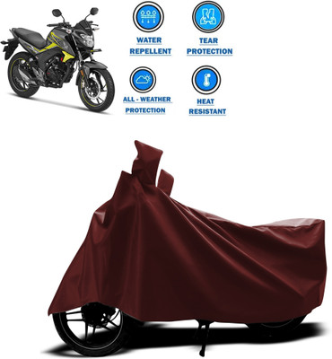 PAGORA Waterproof Two Wheeler Cover for Honda(CB Hornet 160, Maroon)