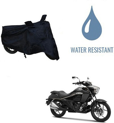 DeepShakshi AUTOMOTIVE Waterproof Two Wheeler Cover for Suzuki(Intruder, Black)