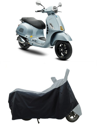 Coxtor Waterproof Two Wheeler Cover for Vespa(GTS Super 300, Grey)