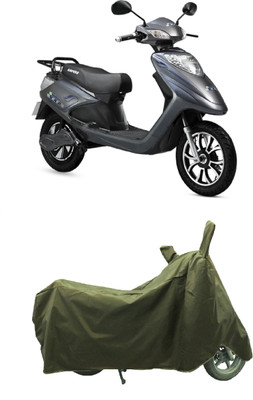 Coxtor Waterproof Two Wheeler Cover for Ampere(V 48 BS6, Gold)
