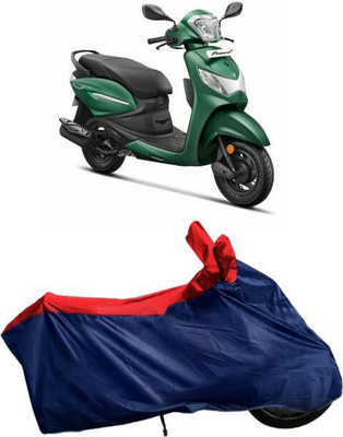 SK AUTO Waterproof Two Wheeler Cover for Hero(Pleasure, Blue, Red)
