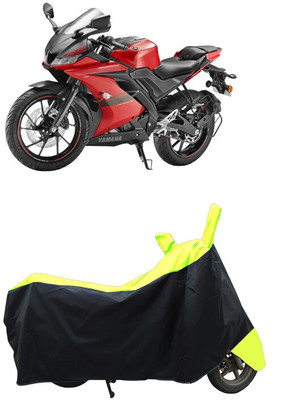 Coxtor Waterproof Two Wheeler Cover for Yamaha(YZF R15 V3, Yellow)