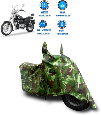 CODOKI Two Wheeler Cover for Bajaj(Avenger 220 Cruise, Green)