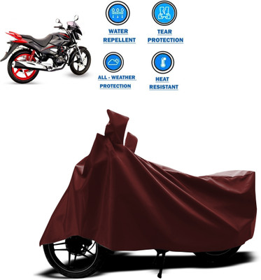 PAGORA Waterproof Two Wheeler Cover for Hero(CBZ, Maroon)
