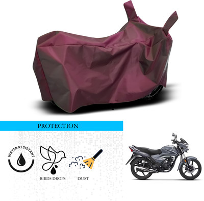 ANTHUB Waterproof Two Wheeler Cover for Honda(CB Shine, Maroon)