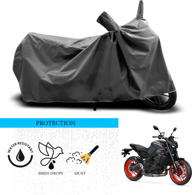 ANTHUB Waterproof Two Wheeler Cover for Yamaha(MT 9, Grey)