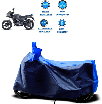 GOSHIV-car and bike accessories Two Wheeler Cover for Bajaj(Pulsar 125 Neon, Blue)