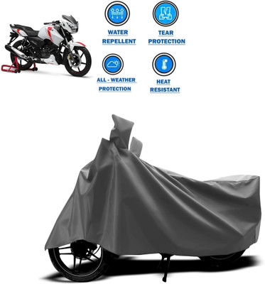 CODOKI Two Wheeler Cover for TVS(Apache RTR 160, Grey)