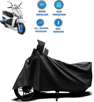 CODOKI Two Wheeler Cover for Mahindra(Gusto 125, Black)
