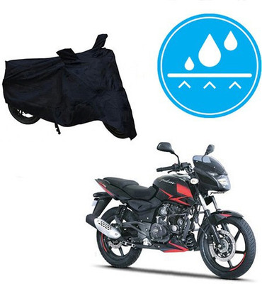 SK AUTO Two Wheeler Cover for Bajaj(Pulsar 180 DTS-i, Black)