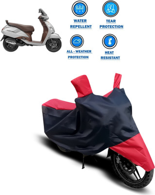 PAGORA Two Wheeler Cover for TVS(Jupiter, Red)
