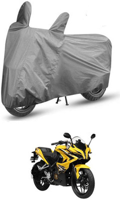 Mdstar Waterproof Two Wheeler Cover for Bajaj(Pulsar, Grey)
