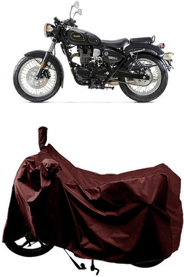 SUGASHRI Waterproof Two Wheeler Cover for Benelli(Imperiale 400, Maroon)
