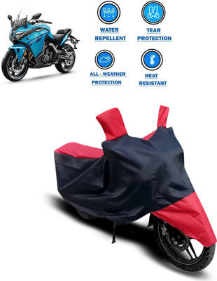 CODOKI Two Wheeler Cover for CFMoto(650GT, Red)