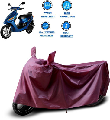 CODOKI Waterproof Two Wheeler Cover for Indus(Yo Spark, Maroon)
