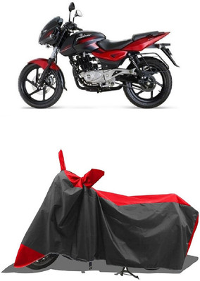 SUGASHRI Waterproof Two Wheeler Cover for Bajaj(Pulsar 180 DTS-i, Red, Black)