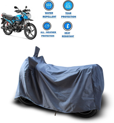 PAGORA Waterproof Two Wheeler Cover for Hero(Passion Pro TR, Grey)