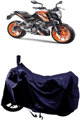 SUGASHRI Waterproof Two Wheeler Cover for KTM(125 Duke, Blue)