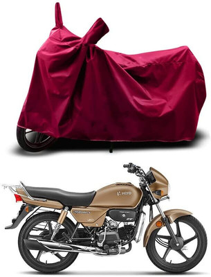 SK AUTO Two Wheeler Cover for Hero(Splendor Plus, Maroon)