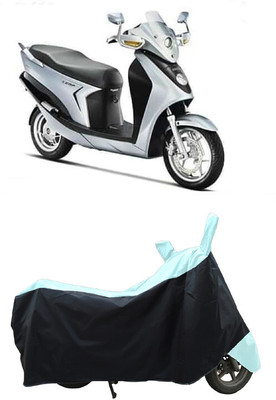 Coxtor Waterproof Two Wheeler Cover for Hero(Leap Hybrid SES, White)